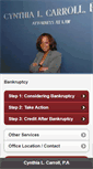Mobile Screenshot of cynthiacarrolllaw.com
